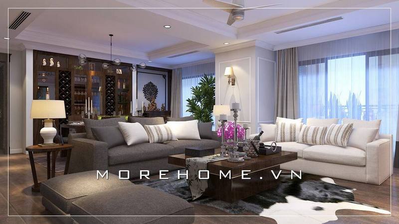 thiết kế phòng khách